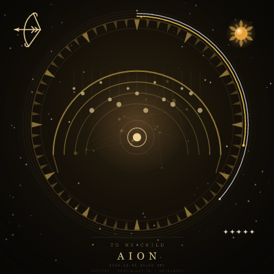 SAGITTARIUS — The bow at full draw, the string bent where the arrow sits